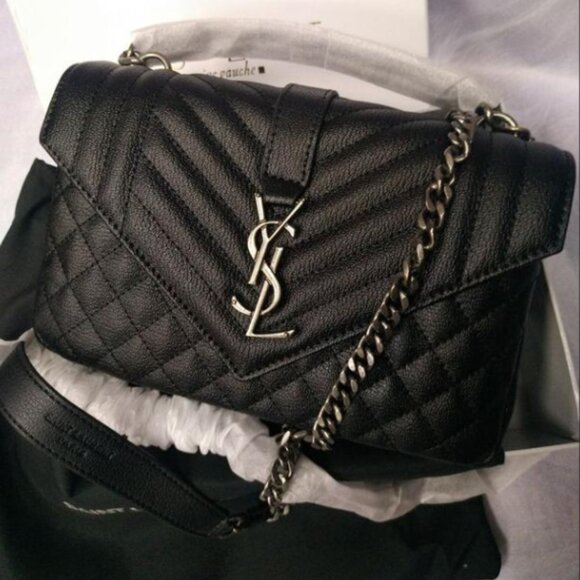 👑 New With Tags Yves Saint Laurent Large Envelope Two-way Bag - Picture 1 of 10